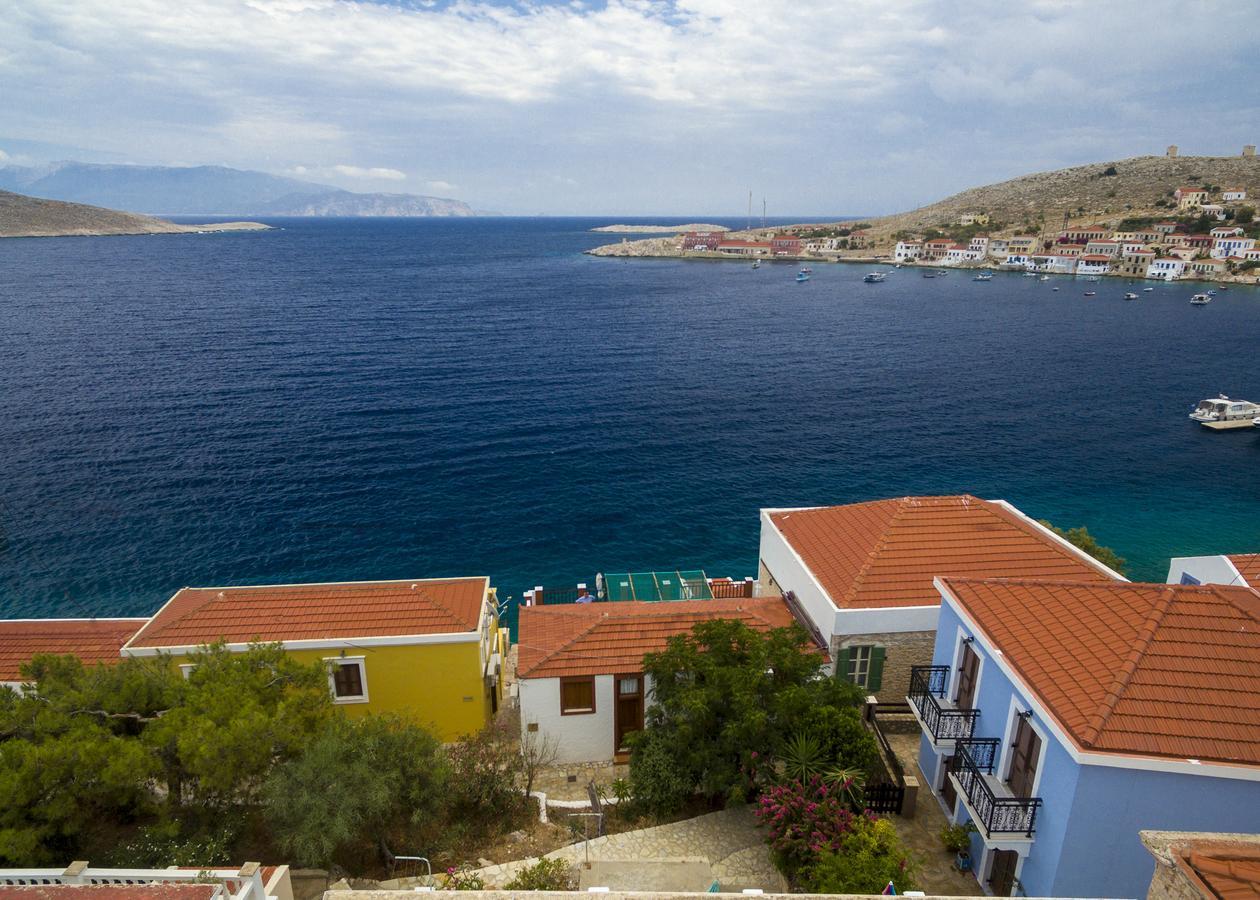 Roulas Apartments Chalki Town Exterior foto